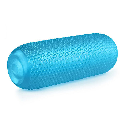Lovetoy Training Master Masturbator Blue|Front View|"training design - front view"