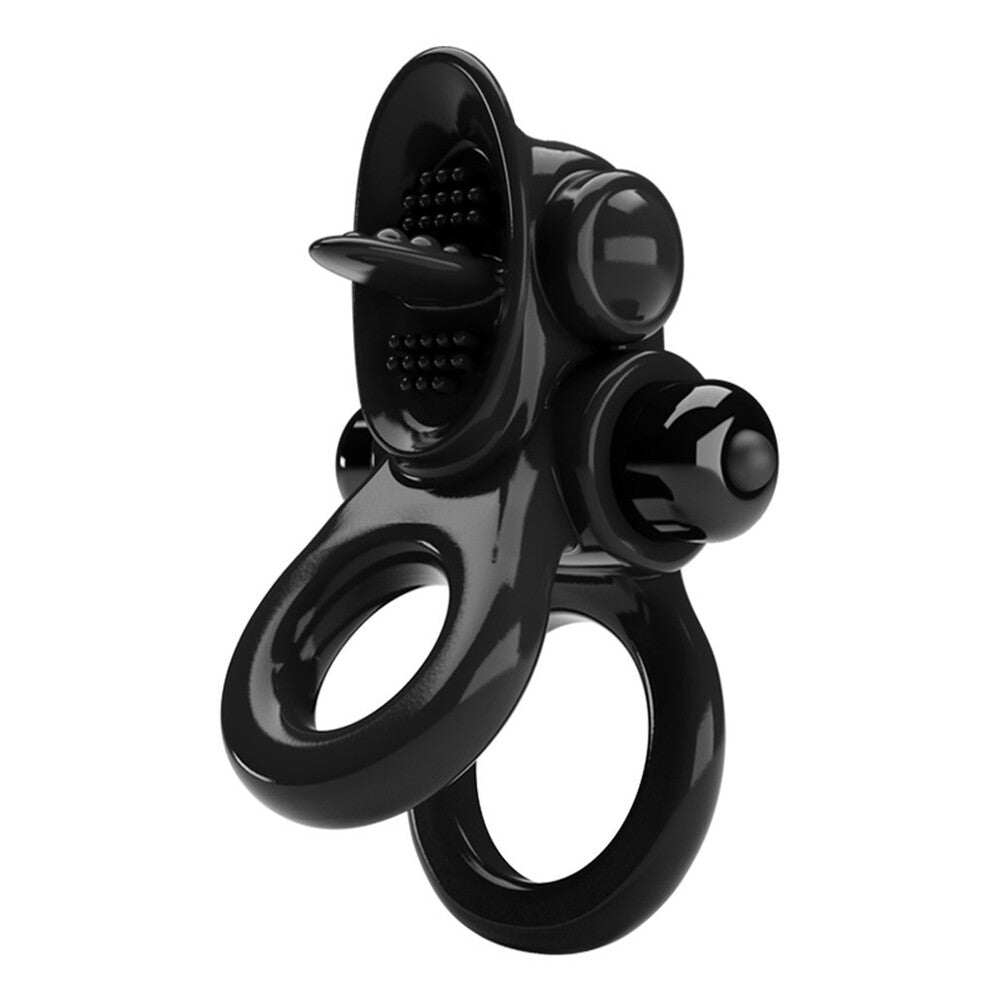 Pretty Love Passionate Ring Vibrating Cock Ring|Front View|"passionate design - front view"