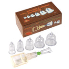 Rimba 6 Piece Cupping Set|Side View|"cup sizes-side view adult toys direct"|