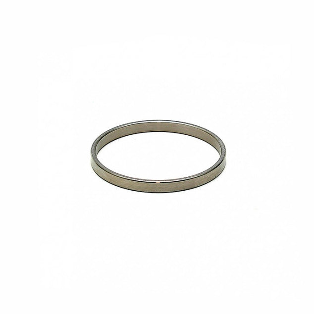 Stainless Steel Solid 0.5cm Wide 30mm Cock Ring|Front View|"steel ring-front view"|