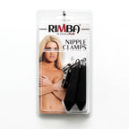 Long Nipple Clamps With Weight 100g|Side View|"weight details-side view"|