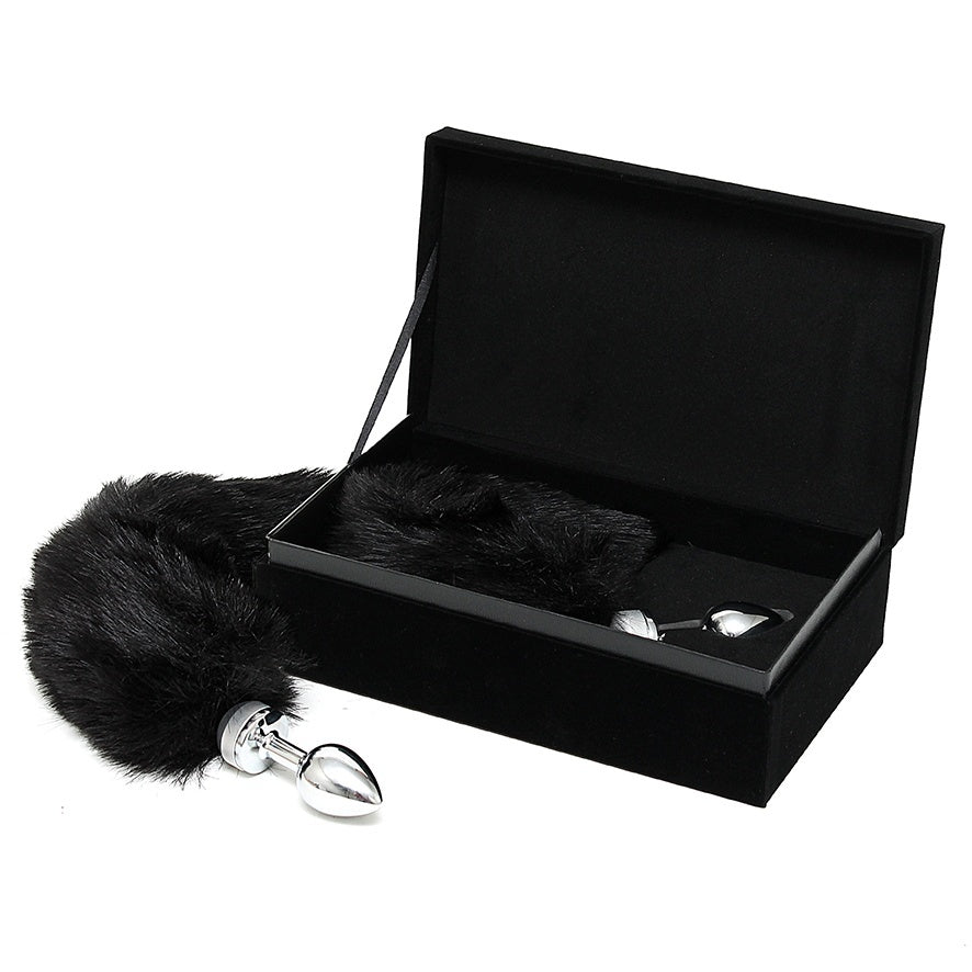 Small-Butt-Plug-With-Black-Tail|Detail View|"product features-detail view"