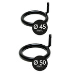 Metal Male Chastity Device With Padlock|Side View|"lock detail-side view adult toys direct"|