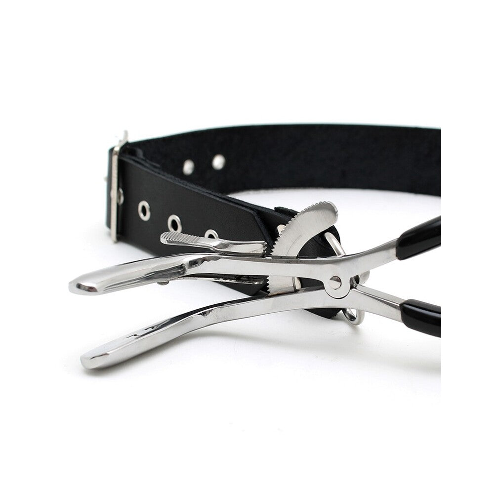 Rimba Jennings Mouth Clamp With Strap|Detail View|"strap features-detail view"|