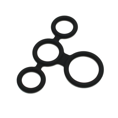 Rimba Quatro Cock Ring And Ball Splitter|Side View|"splitter details-side view"|