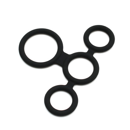 Rimba Quatro Cock Ring And Ball Splitter|Detail View|"closure features-detail view"|