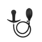 Rimba Latex Play Inflatable Anal Plug | Front View | "Inflatable plug - front view"