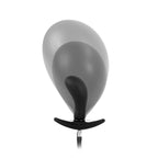 Rimba Latex Play Inflatable Anal Plug | Side View | "Inflatable plug - side view"