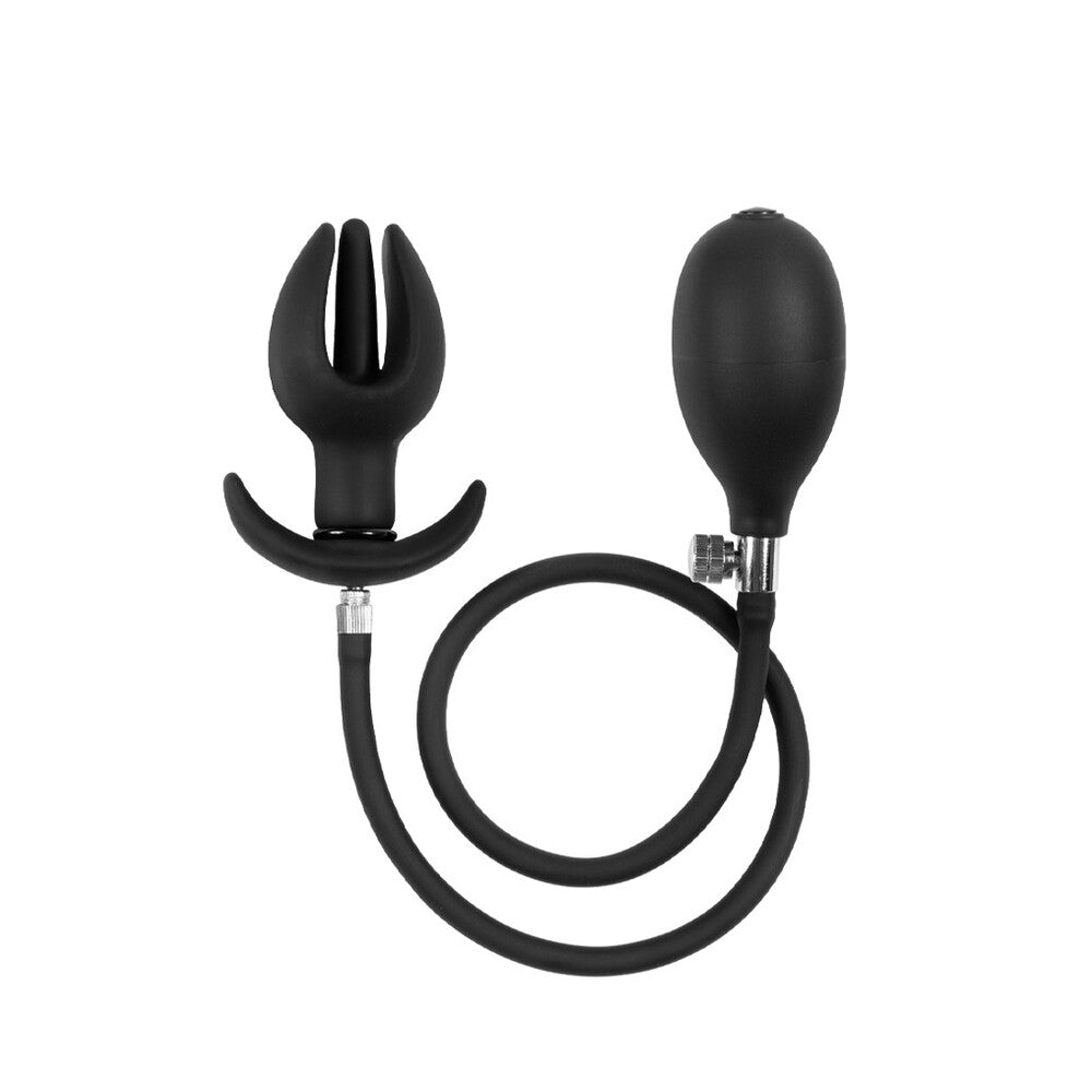 Rimba Latex Play Inflatable Anal Tulip | Front View | "Anal tulip - front view"
