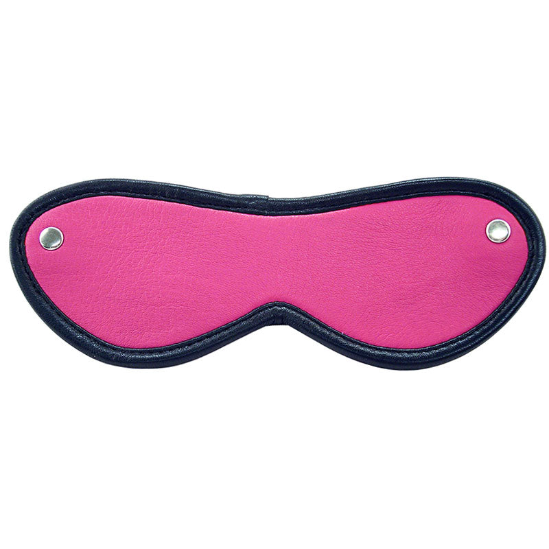 Rouge Garments Blindfold Pink|Front View|"pink blindfold design-front view adult toys direct"|