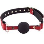 Rouge Garments Ball Gag Red|Front View|"ball gag-front view"|
