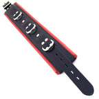 Rouge Garments Black And Red Padded Collar|Front View|"padded collar-front view"|