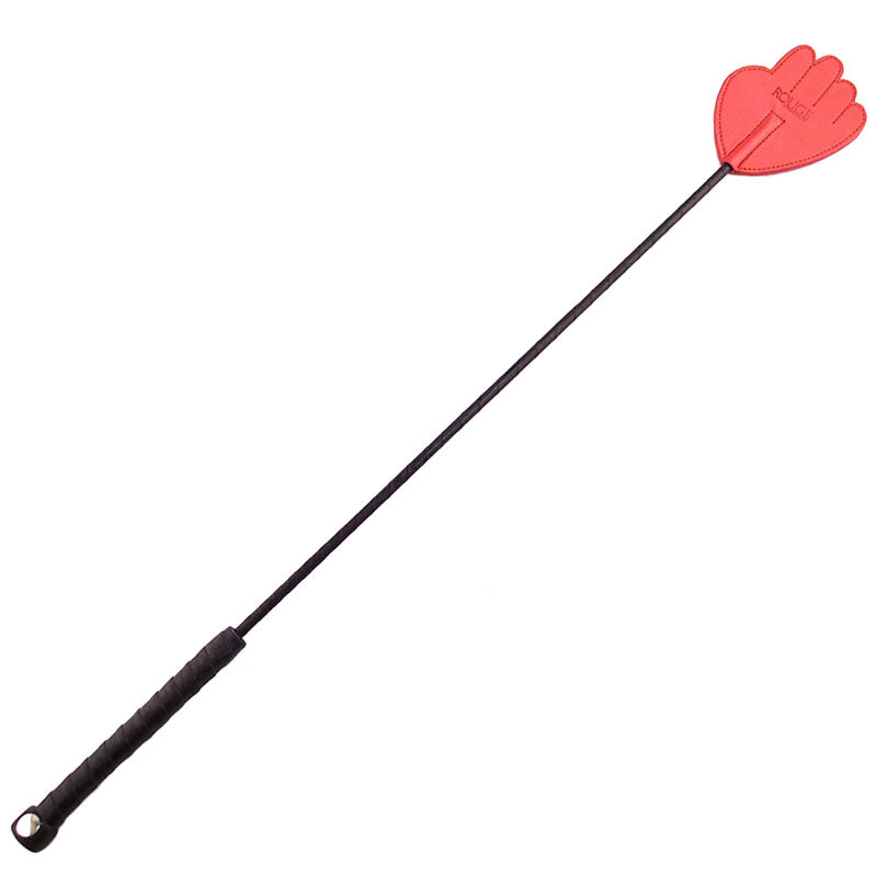 Rouge Garments Hand Riding Crop Red|Front View|"riding crop-front view"|