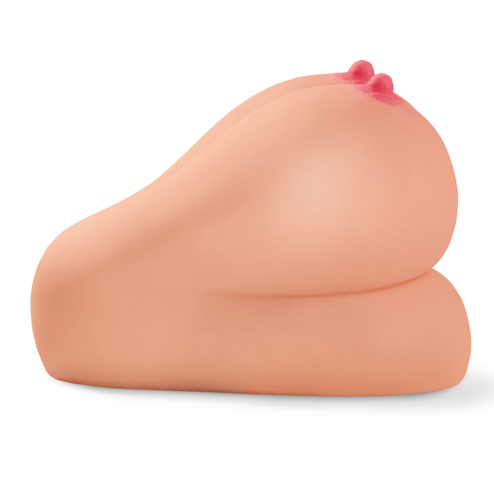 Pipedream Extreme Toyz Dirty Talk Interactive Titty Masturbator|Back View|"quality build - back view"