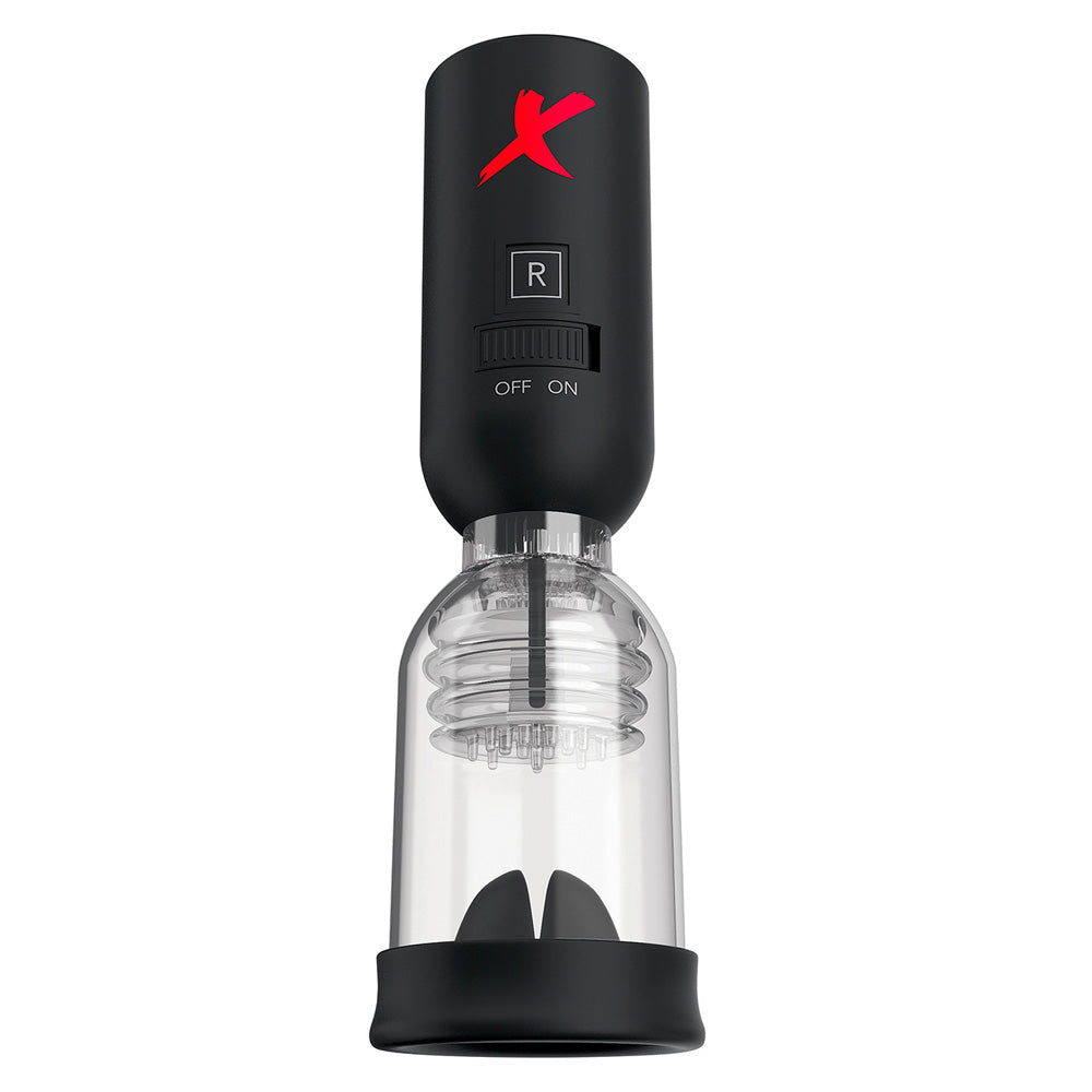 Pipedream Extreme Tip Teazer Power Pump Vibrator|Front View|"power design - front view"