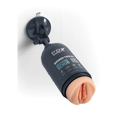 PDX Discreet Shower Soothing Scrub Masturbator|Back View|"quality build - back view"
