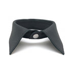 The-Red-Leather-Shirt-Collar|Front-View|"leather-collar-front-view"