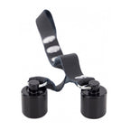 The Red Leather Ball Stretcher With Weights 2 X 50g|Side View|"weight details-side view"|