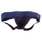 Rouge Garments Jock Black And Blue|Side View|"jock features-side view"|