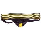 Rouge Garments Jock Black And Yellow|Side View|"jock features-side view"|
