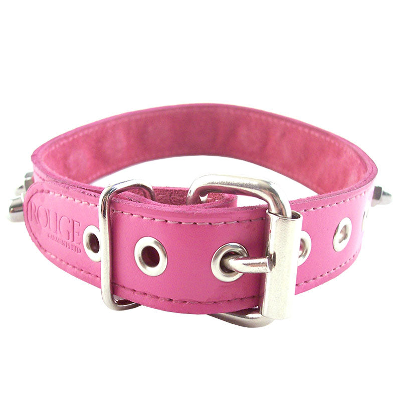 Rouge Garments Pink Nut Collar|Side View|"collar details-side view"|