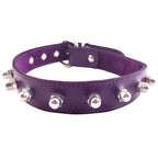 Rouge Garments Purple Nut Collar|Front View|"nut collar-front view"|