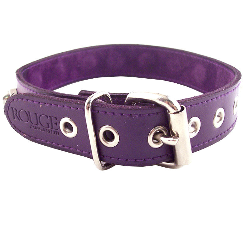 Rouge Garments Purple Nut Collar|Side View|"collar details-side view"|
