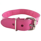 Rouge Garments Pink Studded ORing Studded Collar|Side View|"ring details-side view"|