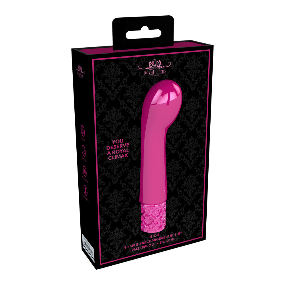 Royal-Gems-Bijou-Rechargeable-Silicone-Bullet-Pink|Kit View|"complete pleasure set-kit view"