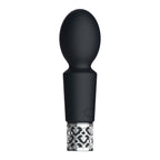Royal Gems Brilliant Rechargeable Bullet Black | Front View | Black compact vibrator