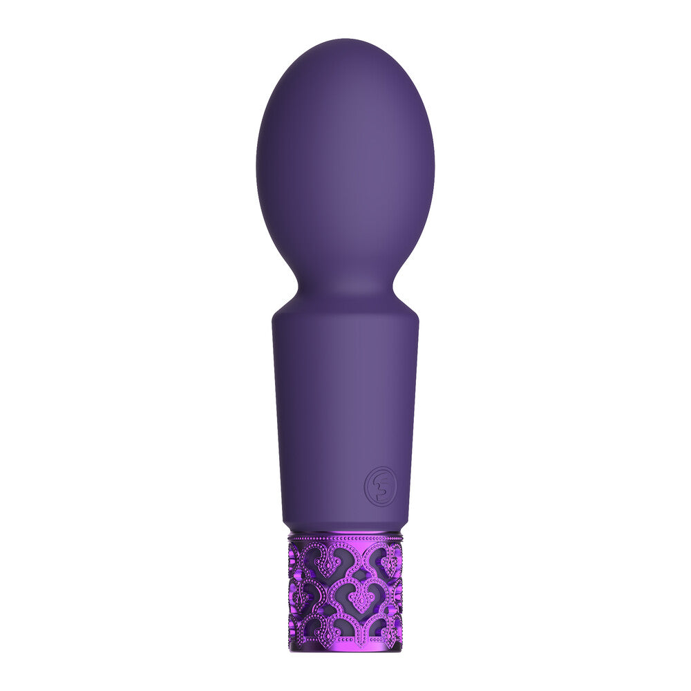 Royal-Gems-Brilliant-Rechargeable-Bullet-Purple|Front View|"rechargeable bullet vibrator purple-front view"