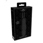 Royal-Gems-Elegance-Rechargeable-Silicone-Bullet-Black|Kit View|"complete luxury set black-kit view"