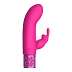 Royal-Gems-Dazzling-Rechargeable-Rabbit-Bullet-Pink|Front View|"pink bullet-front view"