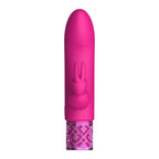 Royal-Gems-Dazzling-Rechargeable-Rabbit-Bullet-Pink|Side View|"dazzling design-side view"