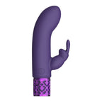 Royal-Gems-Dazzling-Rechargeable-Rabbit-Bullet-Purple|Front View|"dazzling bullet-front view"