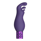 Royal-Gems-Exquisite-Rechargeable-Silicone-Bullet-Purple|Front View|"purple bullet-front view"