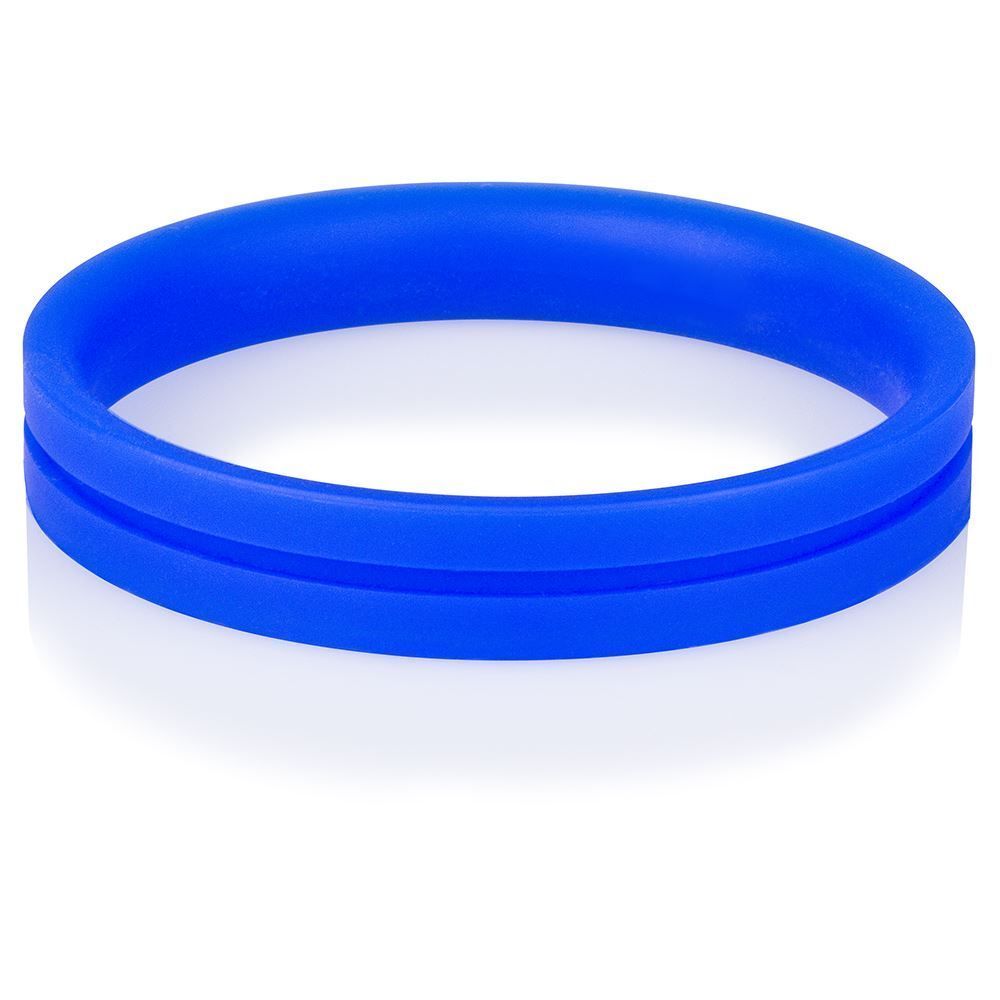 Screaming O RingO Pro XXL Cock Ring Blue|Side View|"pro detail - side view"