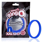 Screaming O RingO Pro XXL Cock Ring Blue|Back View|"quality build - back view"