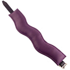 Rouge Garments Black And Purple Padded Posture Collar|Side View|"posture details-side view"|