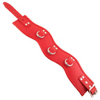 Rouge Garments Red Padded Posture Collar|Front View|"posture collar-front view"|