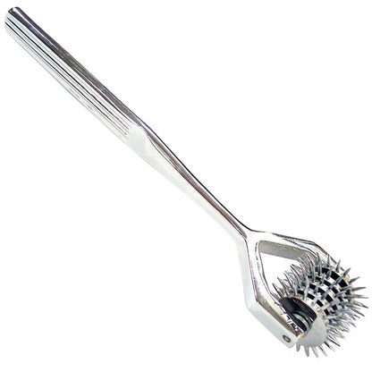 Rouge Stainless Steel 5 Wheel Pin Wheel|Front View|"five wheel stimulator-front view adult toys direct"|