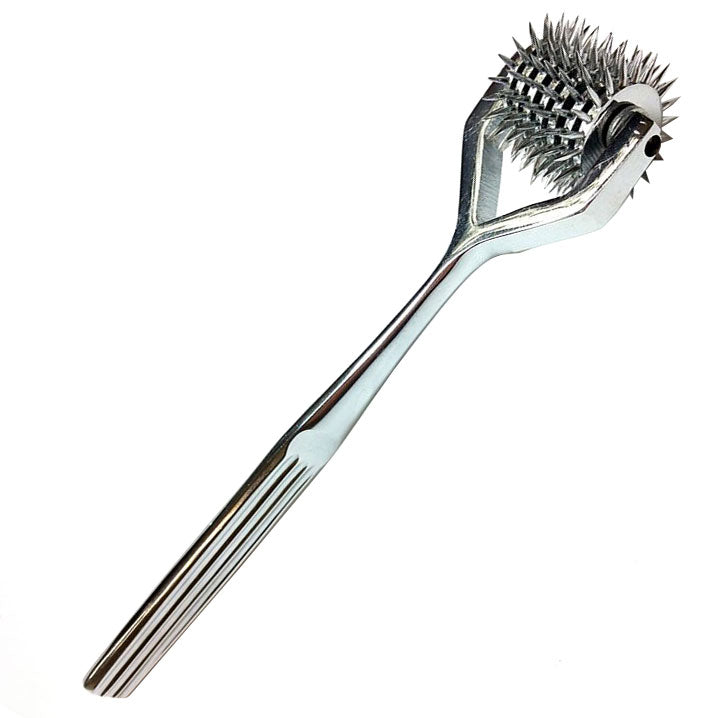 Rouge Stainless Steel 7 Wheel Pin Wheel|Front View|"multi wheel stimulator-front view adult toys direct"|