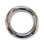 Rouge Stainless Steel Round Cock Ring 40mm|Side View|"ring details-side view"|