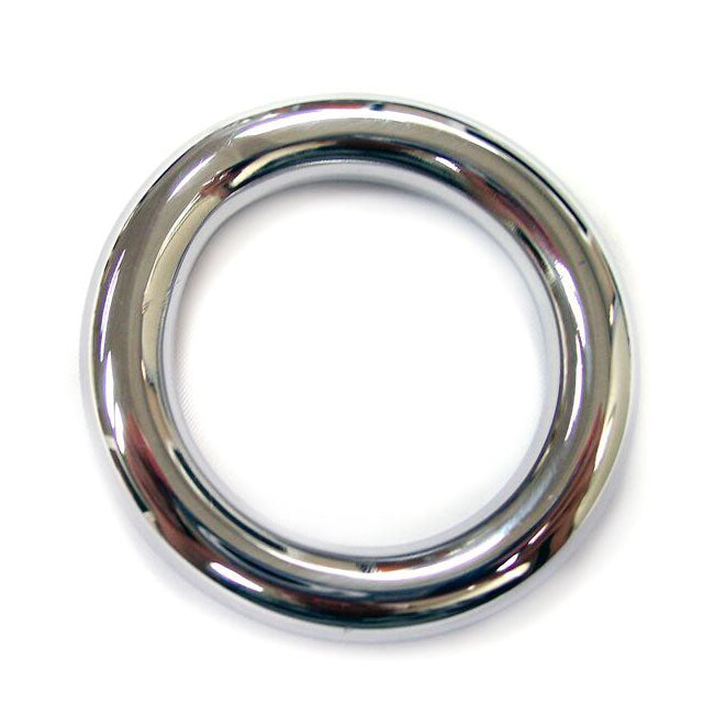 Rouge Stainless Steel Round Cock Ring 40mm|Side View|"ring details-side view"|