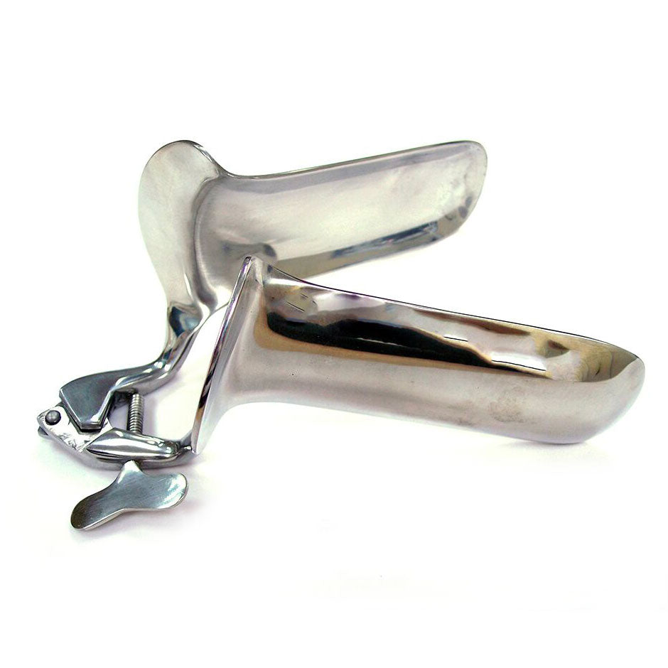 Rouge Stainless Steel Speculum Large|Detail View|"speculum features-detail view adult toys direct"|
