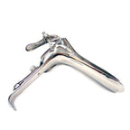 Rouge Stainless Steel Vaginal Speculum|Front View|"premium steel speculum-front view adult toys direct"|