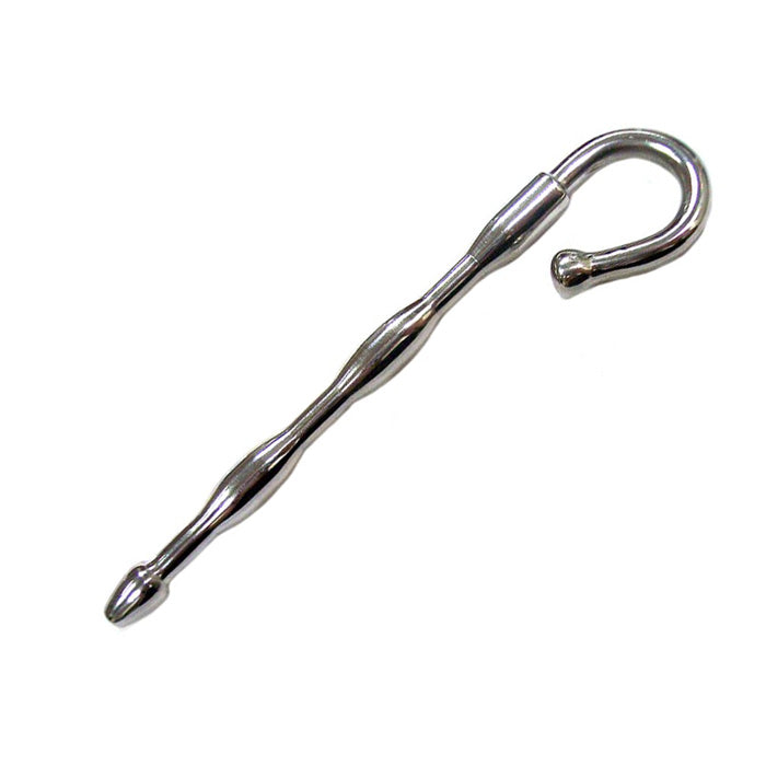 Rouge Stainless Steel Wave Urethral Plug|Front View|"wave urethral plug steel premium-front view adult toys direct"|