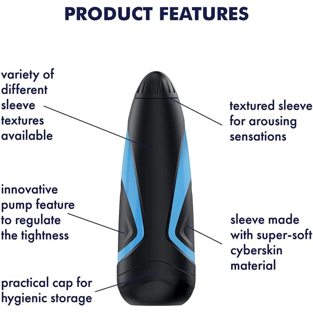 Satisfyer Men Pleasure Stroker Masturbator|Back View|"quality build - back view"