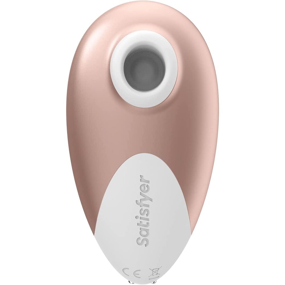 Satisfyer Pro Deluxe Clitoral Vibrator|Side View|"Premium pleasure device - side view"