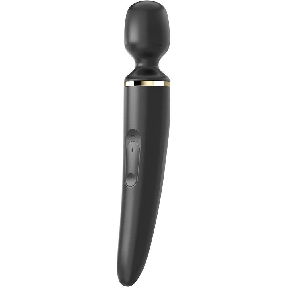 Satisfyer Wander Woman Black | Main | "elegant black wand massager device - main view"